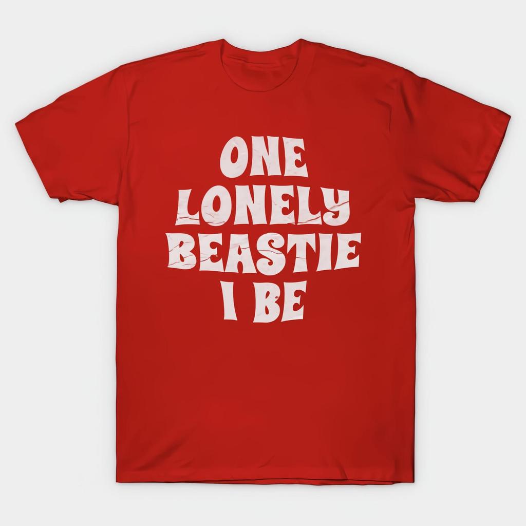 One Lonely Beastie I Be Hip-Hop Red T shirt Size S-4X Casual