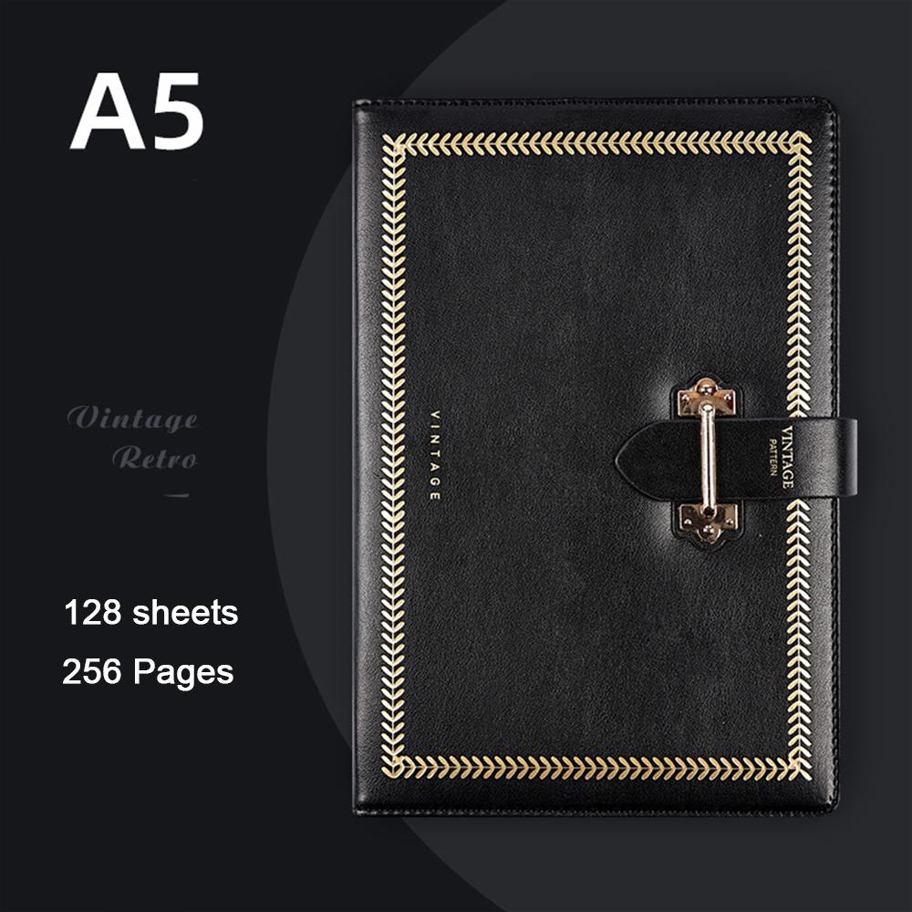 (Логотип можно выгравировать) Кожаная пряжка для блокнота А5, блокнот на руку, утолщенный студенческий дневник, блокнот, записная книжка, сменные внутренние страницы.