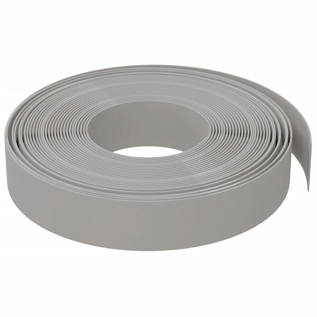 Lawn Edging Grey 10 m * 10 cm Polyethylene