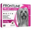 Frontline Tri-Act chien - Anti-puces anti-tiques pour chien XS - 2-5kg - 6 pipettes