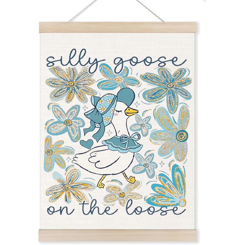 HUGANE What's the Best That Could Happen Wall Art Poster Hanger Frame, Trendy Pink pirational Quote Canvas Pictures Prints Hanging Wall Decor for