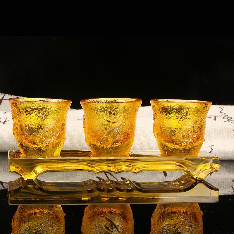 Water Purification Cup Pure Bottle Holy Water Cup Home Offering Buddha Front Water Cup Desktop Ornaments