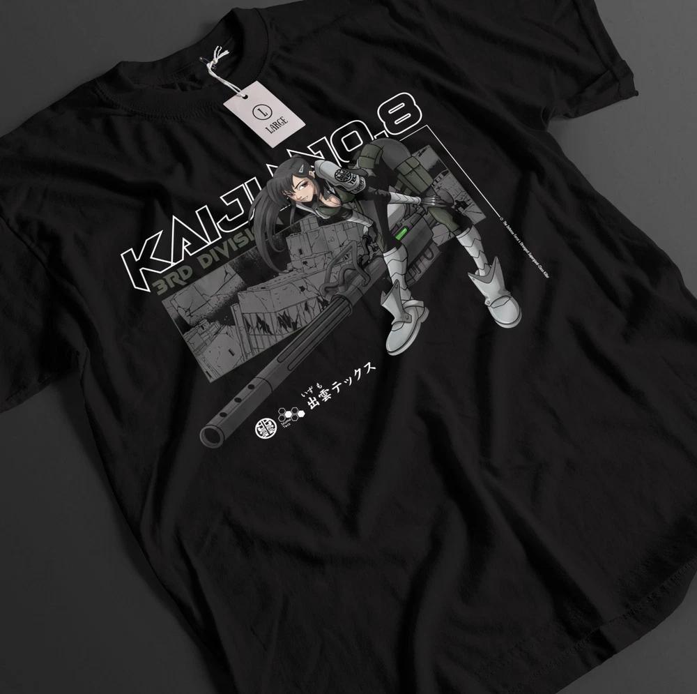 Футболка Kaiju N 8 Футболка Кафка Футболка Мина Асиро Топ Рено Кикору Аниме-футболка Исао