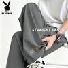 PLAYBOY Мужские спортивные брюки свободного кроя из ледяного шелка, быстросохнущие
