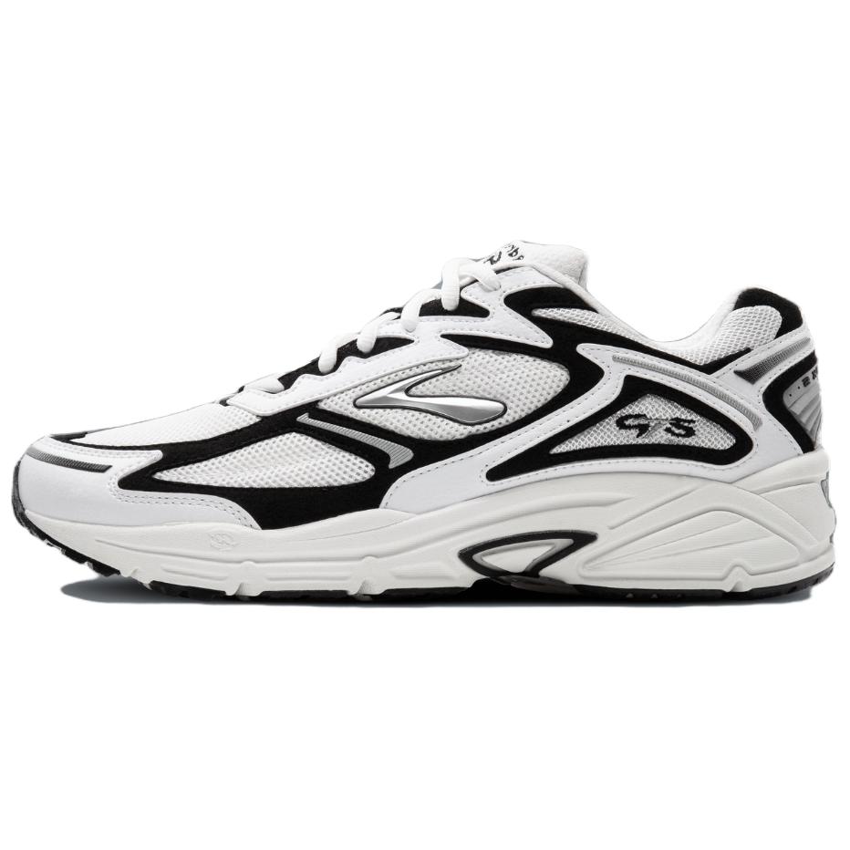 Brooks Adrenaline GTS 4 Удобные Универсальные Нескользящие Прочные Низкие Повседневные Беговые Кроссовки Унисекс Белый Черный 110485-049