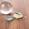 Движущаяся снежная сфера с музыкой и светом DIY Батарейный отсек Крышка Материалы для творческих поделок Праздничное украшение Подходит для 100 мм Прозрачный