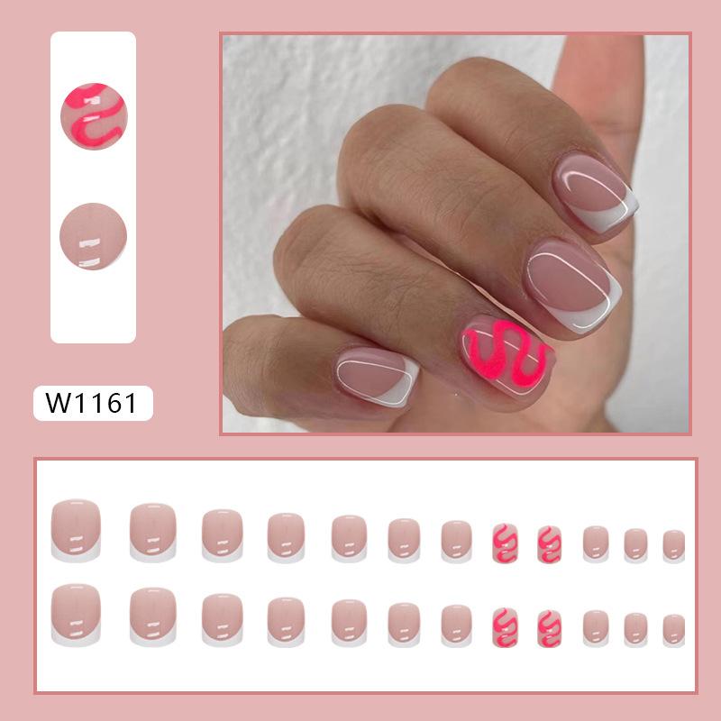 Европейский и американский стиль моды простой французский милый плавающий теневой цветок фиолетовый нейл-арт носимый элемент нейл-арта