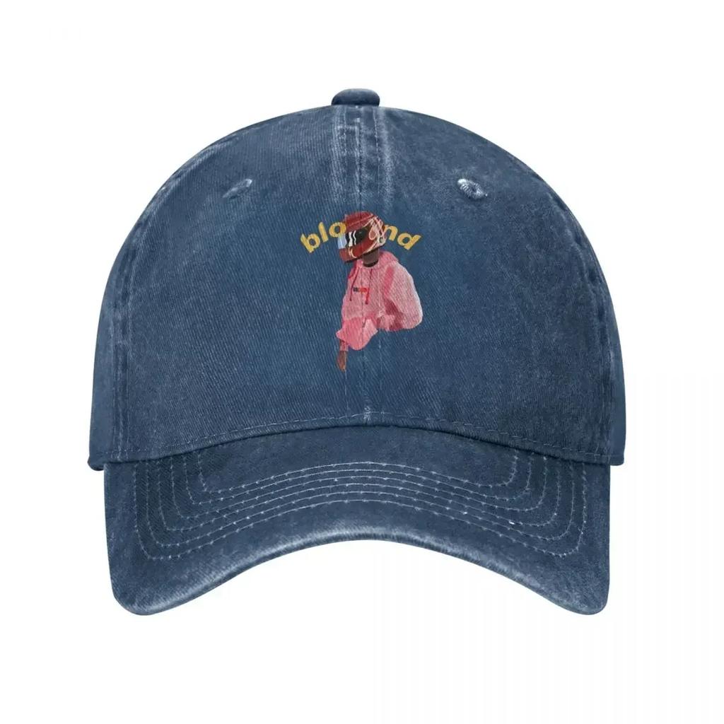 Blond Frank Unisex Baseball Cap Ocean Distressed Washed Hats Cap Casual Outdoor All Seasons Travel Gift Snapback Hat