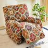 4pcs/set Split Recliner Chair Cover 1 Seater Relax Armchair Slipcover Stretch Anti Slip Single Lazy Boy Sofa Cover Washable