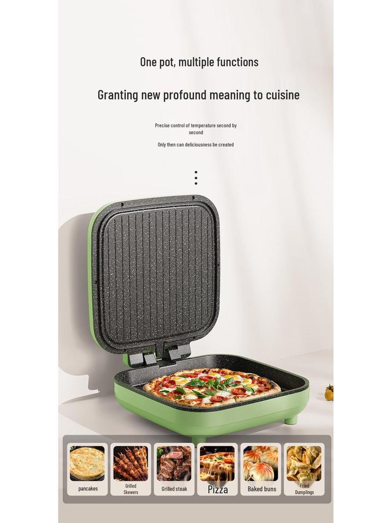 Multi-functional Double-Sided Electric Griddle: Non-stick, Fast Roast, Large Capacity Grill & Pancake/Waffle Maker