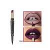 Двусторонняя матовая помада, стойкая водостойкая косметика для губ, темно-красный карандаш для губ, 15 шт., 1 шт.