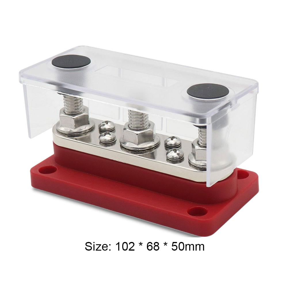 300A шина 48 В блок распределения питания 3/8 шпильки шина плата 3+4 пути для RV морской лодки для транспортного средства автомобиля автомобиля каравана