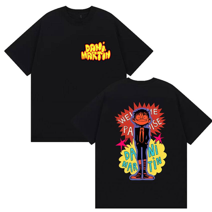 Rapper Dani Martin Album 2026 Print T Shirt Unisex Vintage High Quality Fashion Tshirts Unisex Casual Cotton Short Sleeve Tshirt
