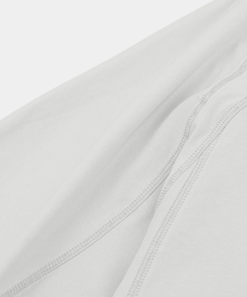 LETTERCOMO Soft Shell Aura Sleeve Short Sleeve T-Shirt Ice Grey