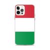 Coque iPhone - Drapeau Italie - iPhone 12 Pro Max - Souple - Multicolore - Verticale