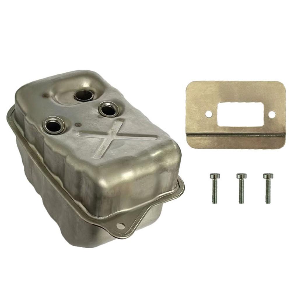 Muffler Assembly Cut-Off Saw Muffler Optimized Exhaust Flow