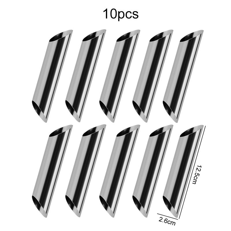 Формочки для трубочек из нержавеющей стали Кухонный десерт Прочная форма Конус Трубчатая форма Форма для выпечки Конусы Рожок Слойка TMZ