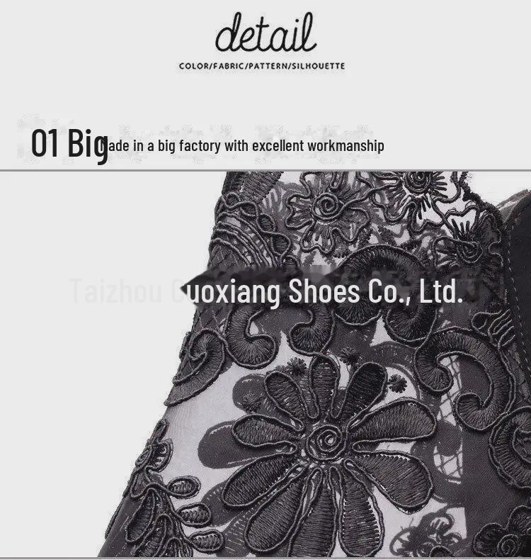 Женские сандалии Fish Mouth Mesh 2021 года, лето: Дышащее кружево, толстый каблук, молния, алый дизайн, доступны большие размеры