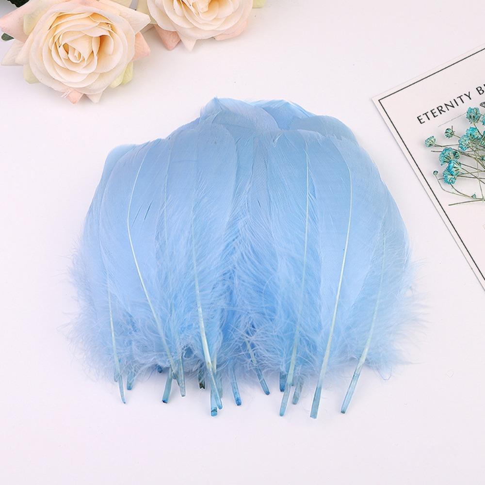 50PCS 12-18cm Goose Feathers Natural Dream Catcher Feathers  Wedding Party Handicraft Accessories