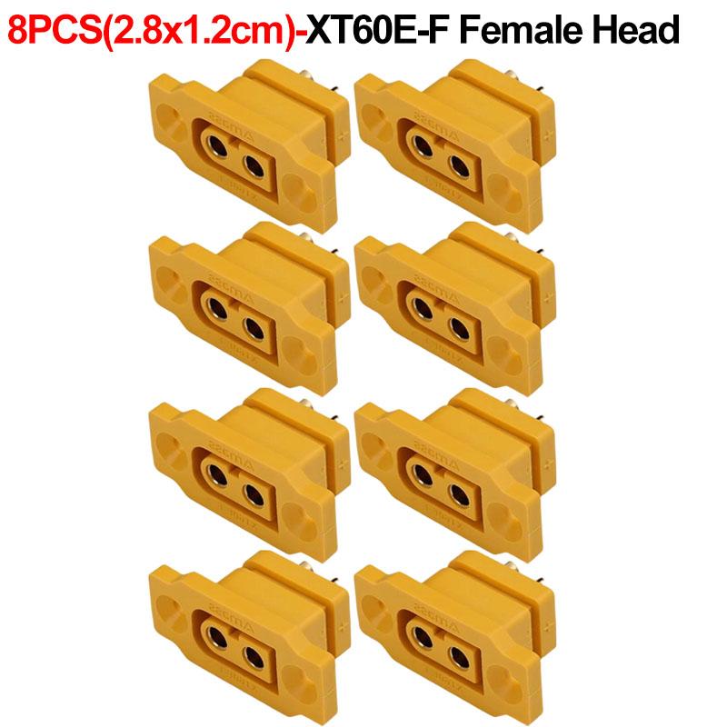 XT60E Plugs Male Female Connectors Copper Bullet Wire Connectors Welding Terminal Power Plugs for RC Lipo Battery Charge Adapter