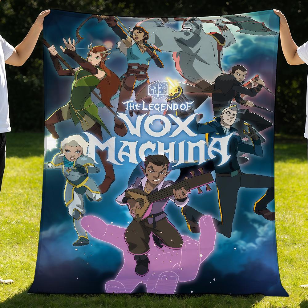 L-LegendS-ES V-Vox M-MachinaS Плед-накидка Суперуютный Плюшевый для Гостиной Дивана Диванчика Детские Подарки на День Рождения