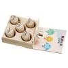 Natural Parrots Foraging Toy with Jumping Platform Pet Bird Accessory