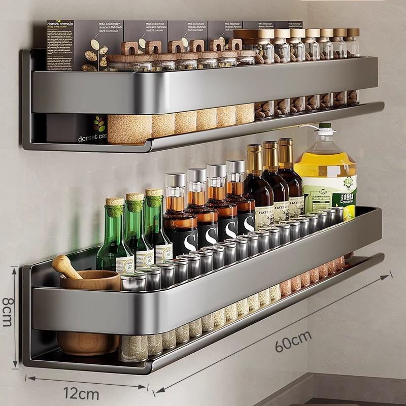 Настенная полка для специй Gao Wenhai без сверления - Кухонные полки для хранения