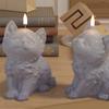 Home Decoration Gifts Cute Cat Silicone Mould DIY Aromatherapy Candle Mould 3D Pet Cat Candle Mold