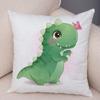 Чехол для подушки с изображением динозавра Юрского периода, декор, наволочка с милыми животными, детская комната, диван, домашний автомобиль