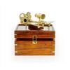 22.86 Cm Large Brass Sextant with Glass Wooden Box  Nautical Navigation Collection  Pirate's Gift Decor Ideas  Marine Instruments