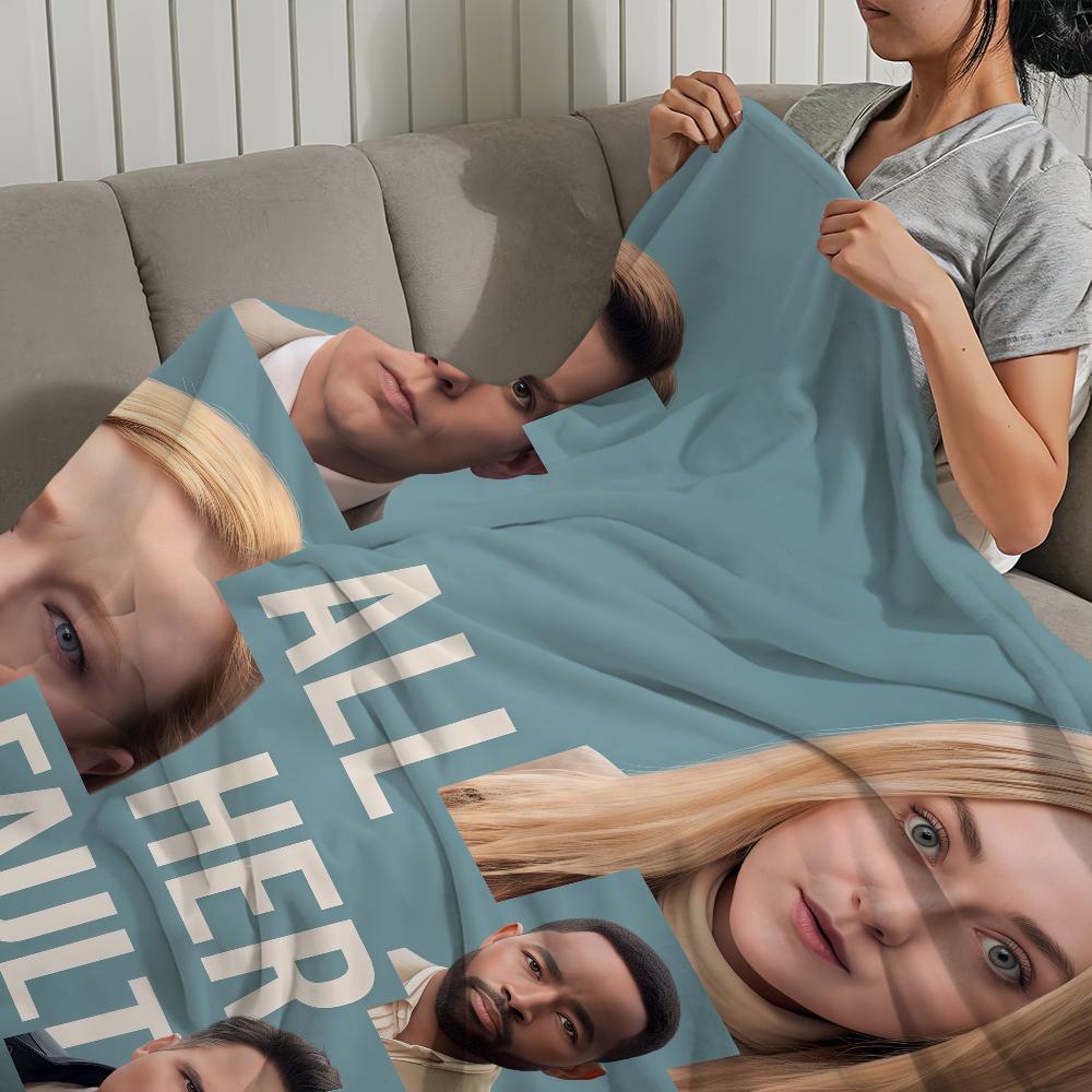 New TV A All Her F FaulT T Blanket For Soft Throw Blanket for Picnic Bed Sofa Home Bedroom Cozy Warm Comfortable