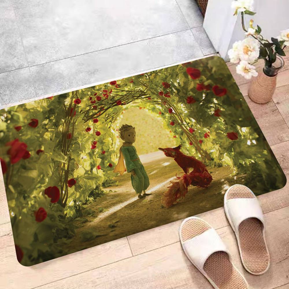 Литературные произведения Маленький П-Принц Коврик для ванной Скандинавский стиль Домашний придверный коврик Коврики для ванной-туалета Коврик для спальни