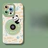 Запись Панда Подходит для чехла для телефона Apple 16 IPhone 15plus 14 Силиконовый Мягкий Чехол 13mini12promax