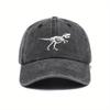 Fashionable and Casual Dinosaur Skeleton Printed Baseball Cap Is a Must-have for Both Men and Women When Going Out On the Street
