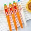 4 Забавные ручки-морковки, Интересные шариковые ручки, Забавная шариковая ручка, Тематическая шариковая ручка, 4 ручки, Забавная ручка 5 мл