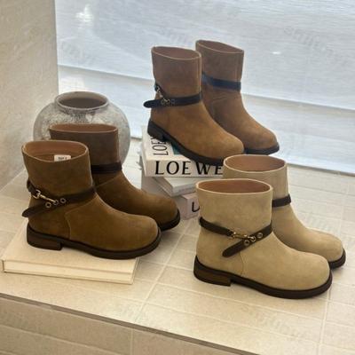 Модные женские ботинки с пряжкой-ремнем, рыцарские ботинки, осень 2025, новые, винтажные, на платформе, джинсовые ботинки, увеличивающие рост, нескользящие, износостойкие, короткие ботинки