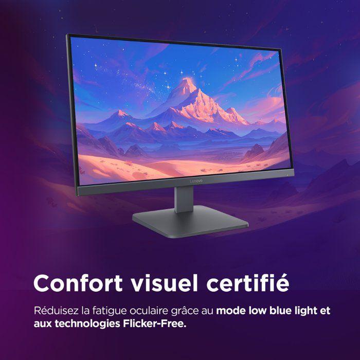 Ecran PC Gamer LENOVO LOQ 27Q-10 - 27" - QHD - 180Hz - Dalle IPS - 0,5ms - HDR10 - AMD FreeSync Premium