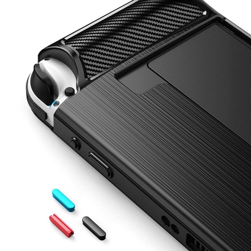 Защитный чехол для Nintendo Switch, OLED, Nitendoswitch, мягкий чехол Ns, аксессуары, противоударный задний корпус, защита от падения