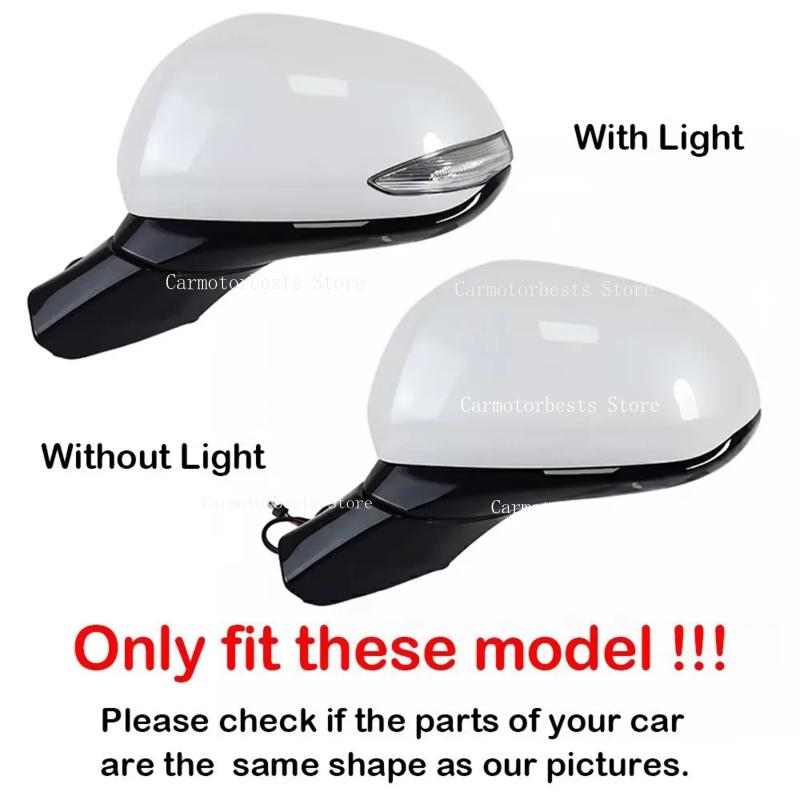 Car Rearview Side Mirror Cover Fit For Hyundai Santa Fe 2019 2020 2021 2022 2023 Wing Cap Rear View Case Trim Carbon Fiber