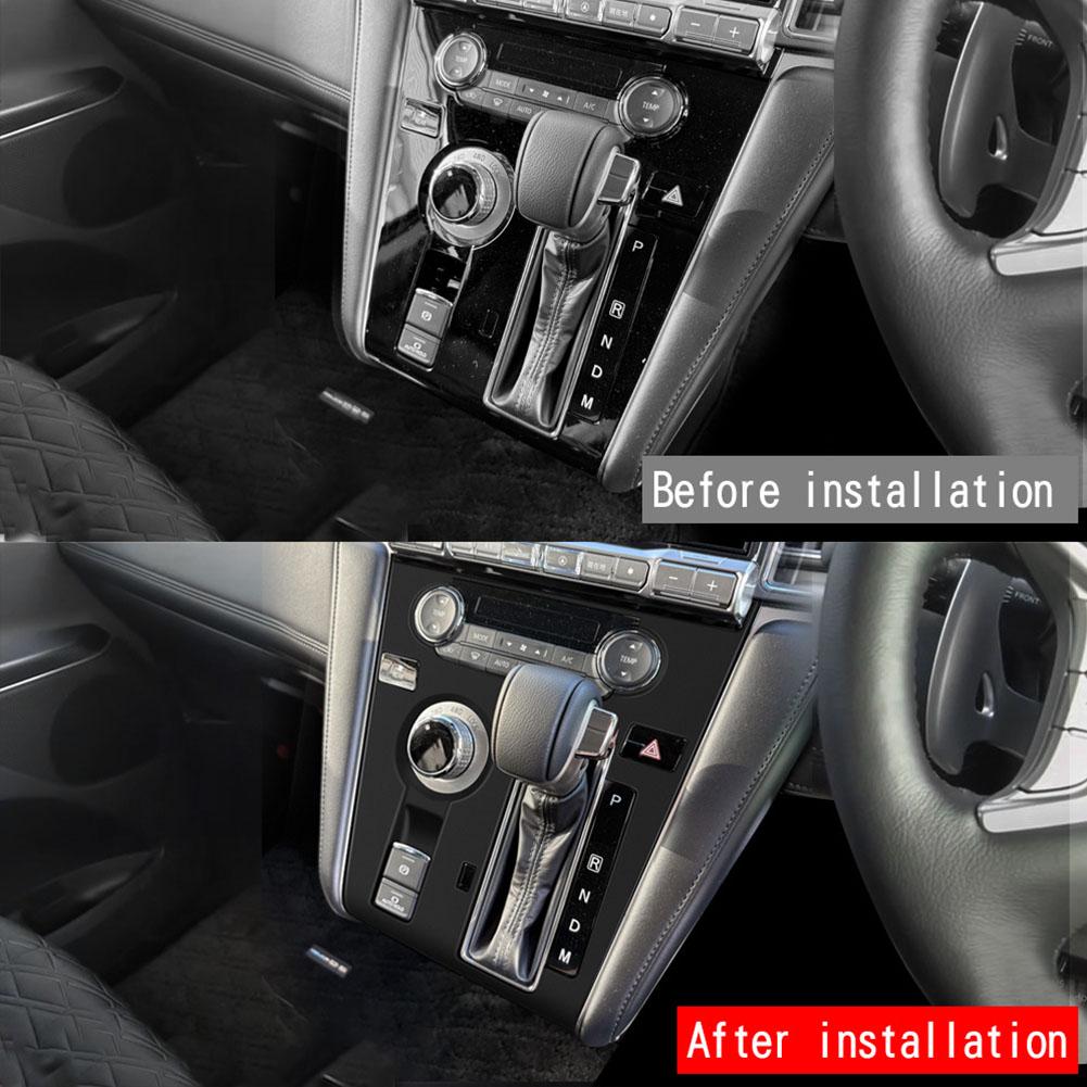 Панель переключения передач для 23 Mitsubishi Delica D:5 Силиконовых Аксессуаров Интерьера Накладка на Панель Коробки Переключения Передач