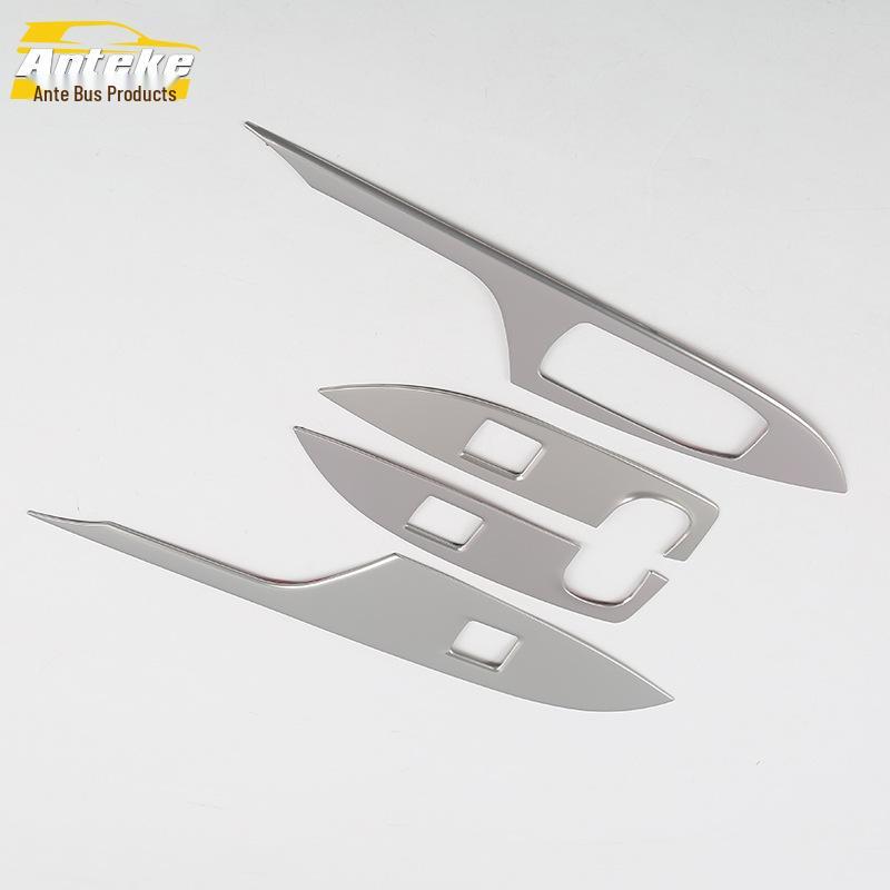 Compatible GL8 Car Door Window Switch Decorative Frame and Button Trim Accessories