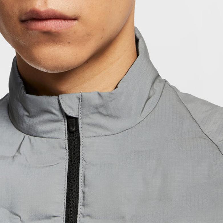 Nike Мужской светоотражающий жилет M Nk Tfadv с логотипом бренда, стойкой воротником, на молнии, без рукавов IM6279027