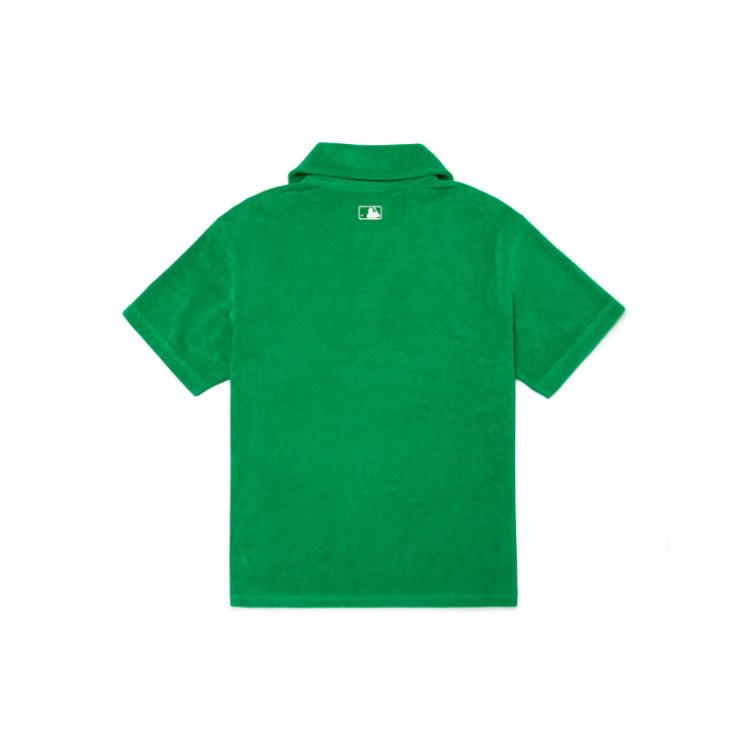 Новые женские поло MLB зеленые 3FPQ61023-07GNL