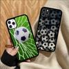 Football Soccer Phone Case Silicone PC+TPU Case for iPhone 11 12 13 Pro Max 8 7 6 Plus X SE XR Hard Fundas