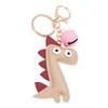 Moerstar Keychain, Cute Dinosaur Leather Bell, Car Key Holder, Bag Decoration, Mobile Phone, Keys,