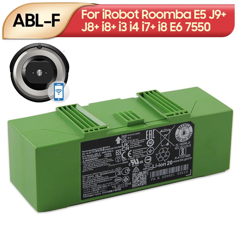 Перезаряжаемая литиевая батарея для iRobot Roomba E5 J9+ J8+ i8+ i3 i4 i7+ i8 E6 7550 ABL-F Аккумулятор для робота-пылесоса 4460 мАч