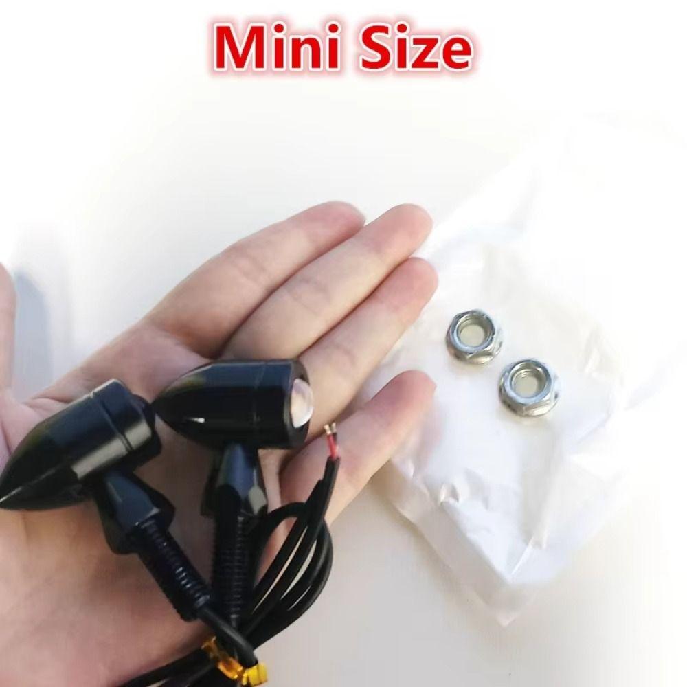 Mini Size LED Indicator Lamp Aluminum Zinc Zinc Alloy Motorbike Taillight  ATV Accessories