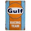 Ретро Декор для Бара и Гаража - Металлические Знаки Esso Gulf Camel Racing, Плакаты с Маслом для Мужской Комнаты и Клубной Настенной Живописи