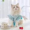Ins Wind Dog Clothes Summer Ribbon Bow Than Bear Vest Cat Breathable Thin Pet Bipedal Clothing
