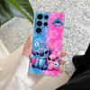 Прозрачный чехол Disney Стич и Ангел Друзья для Samsung Galaxy S26 S25 Ultra S24 S22 S26 Plus S20 S23 S21 S25 FE 5G
